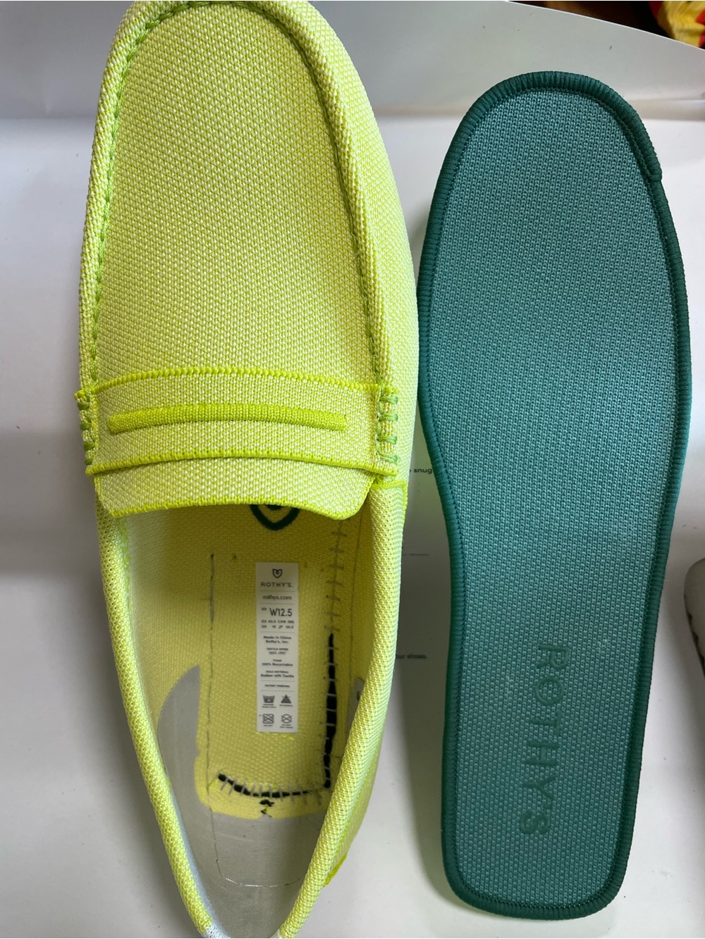 Rothy’s Driver in Limon Women’s Size 12.5 - Picture 8 of 15